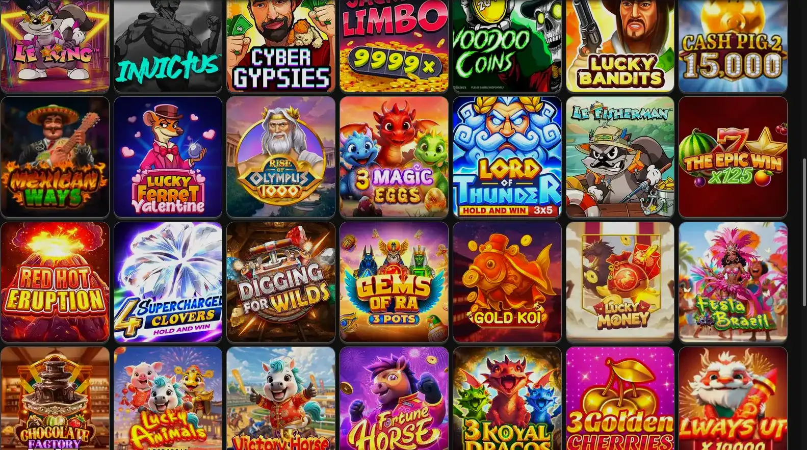 Мобильная версия Fair Spin казино на экране смартфона